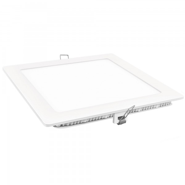Downlight led cuadrado blanco  6w.cal.