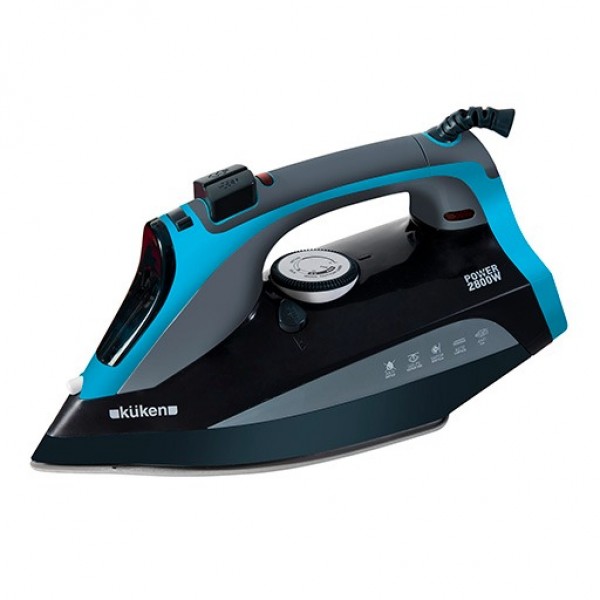 Plancha vapor 2800w. suela inox.