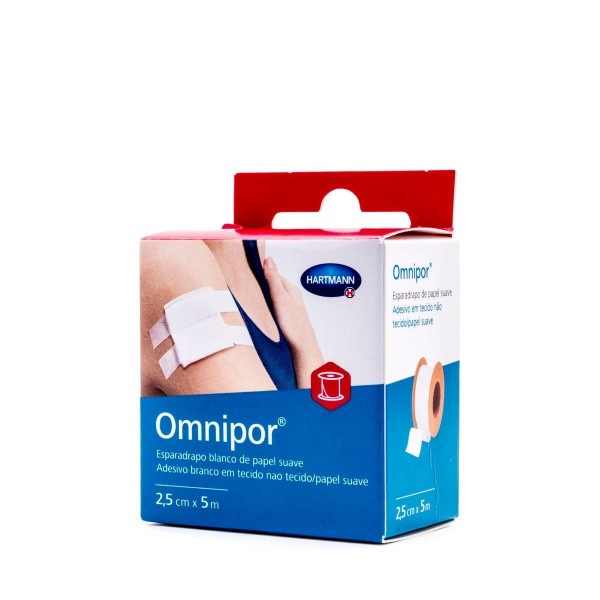 Esparadrapo Omnipor Papel 5mx5cm Hartmann