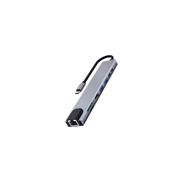 Ewent docking multipuerto usb-c, 8 en 1, hdmi 4k