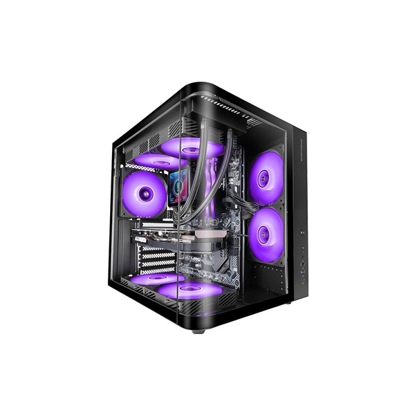 Mars gaming semitorre atx mccurv negra