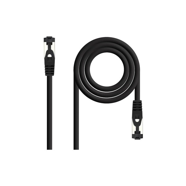 Nanocable cable red cat. 8.1 2ghz sstp negro 1m