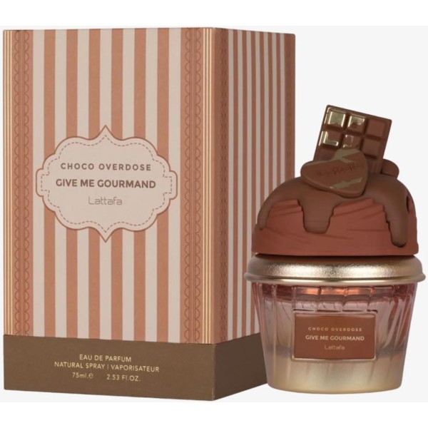 Lattafa choco overdose give me gourmand eau de parfum 75ml
