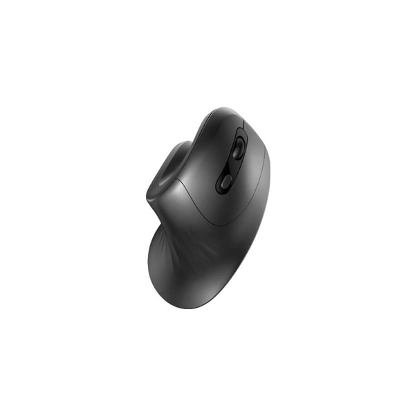 Nilox nxmoev02 ratón vertical wirelles sil. negro