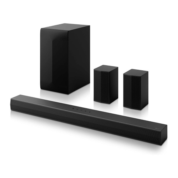 Lg s60tr black / barra de sonido con subwoofer, altavoces traseros para cine en casa / 440w / 5.1 canales